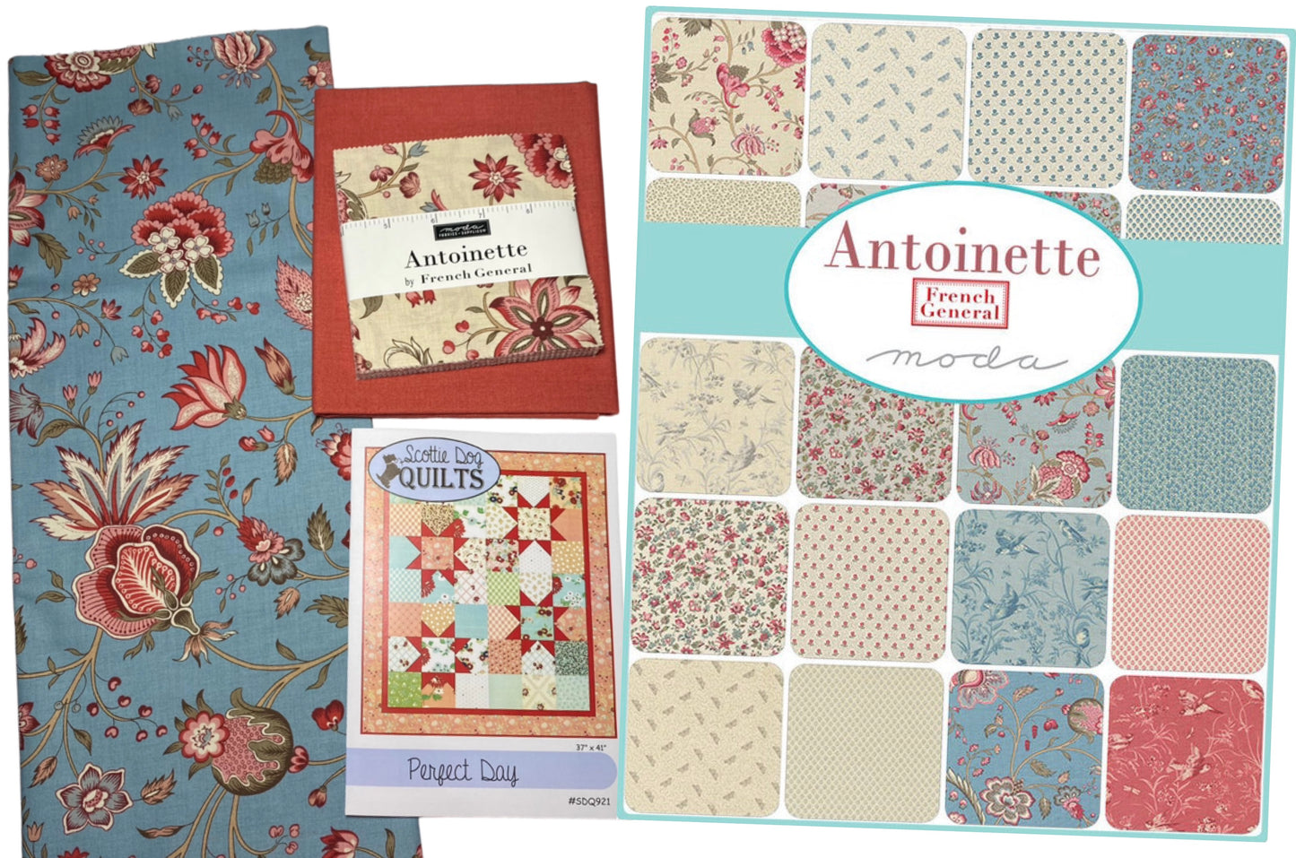 Moda French General Antoinette Quilt Kit