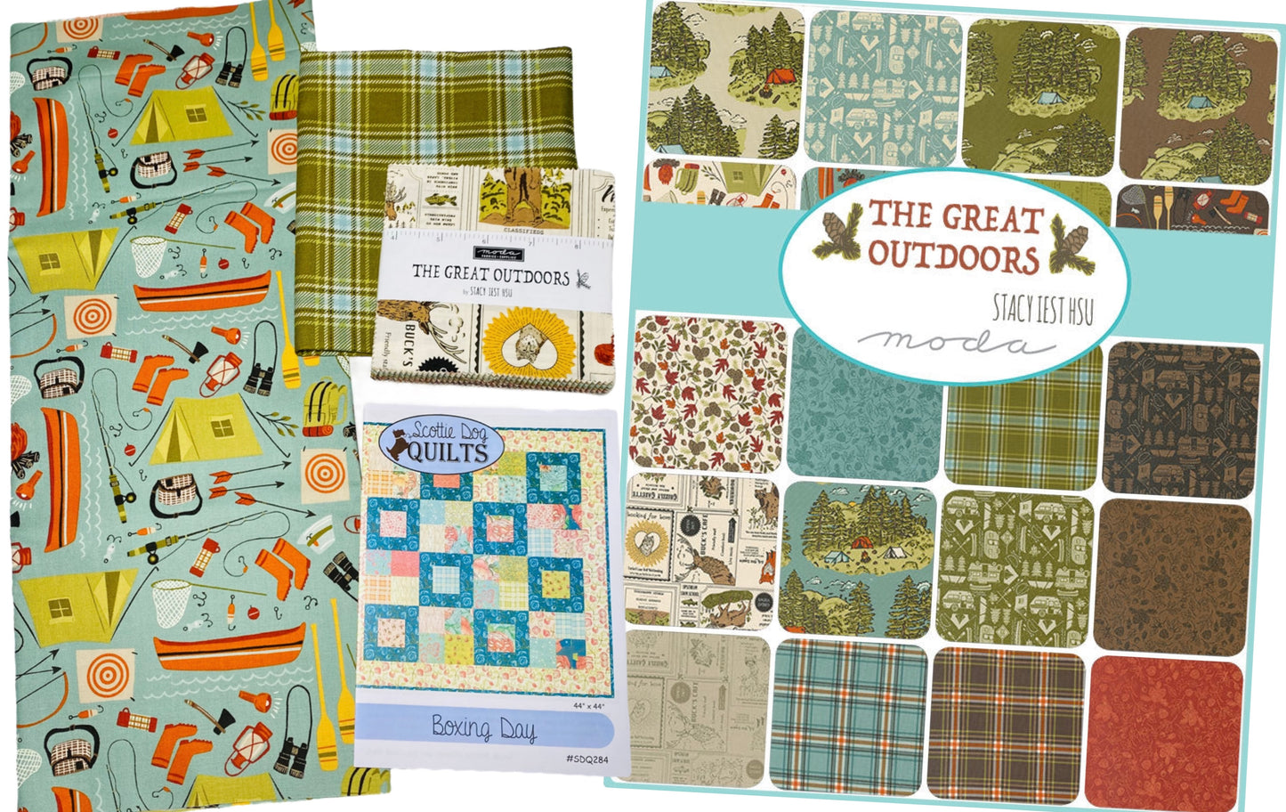 Moda Stacy Iest Hsu The Great Outdoors Quilt Kit