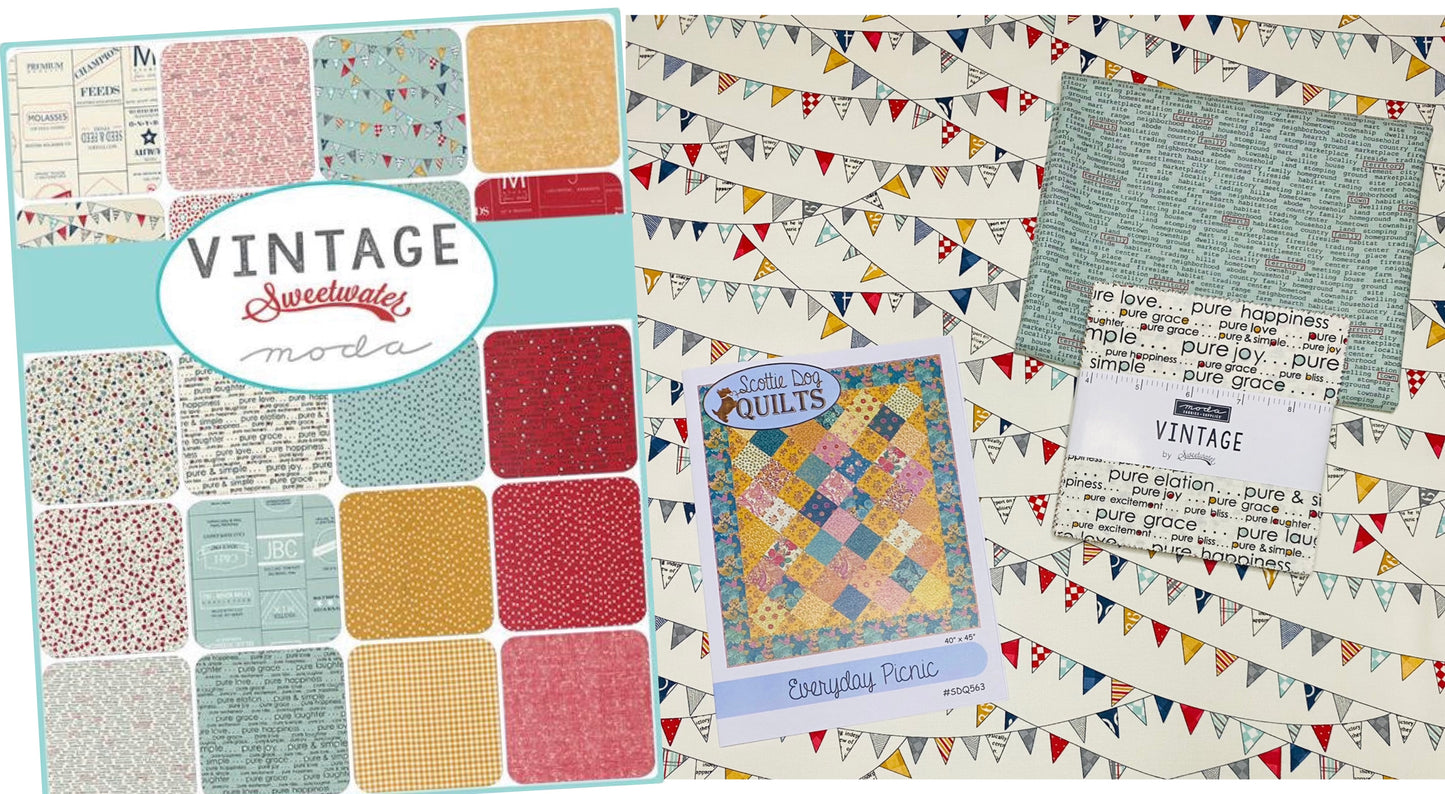 Moda Sweetwater Vintage Quilt Kit