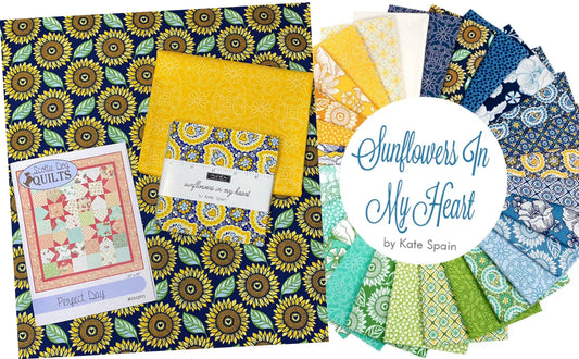 Moda Sunflowers In My Heart Quilt Kit