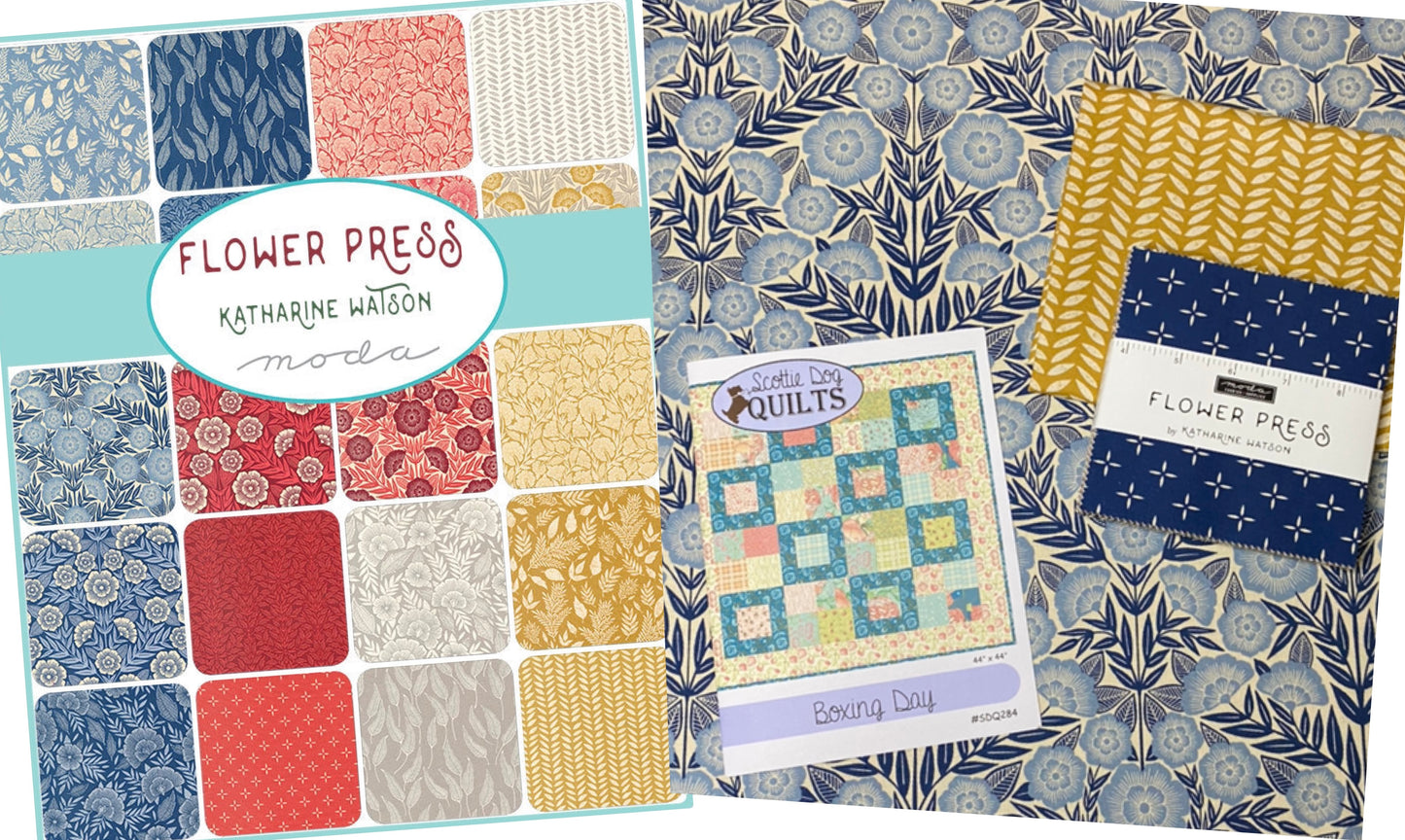 Moda Flower Press Quilt Kit