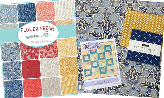Moda Flower Press Quilt Kit