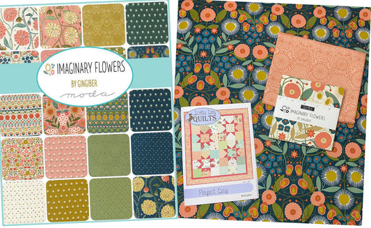 Moda Gingiber Imaginary Flowers Quilt Kit