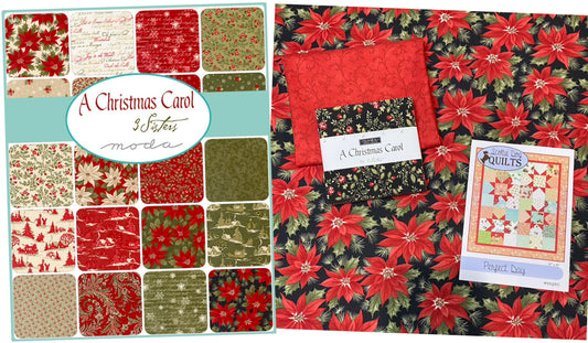 Moda 3 Sisters A Christmas Carol Quilt Kit