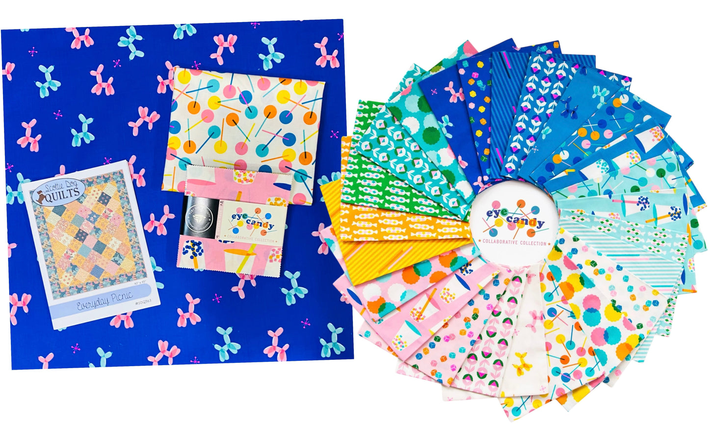 Ruby Star Eye Candy Quilt Kit
