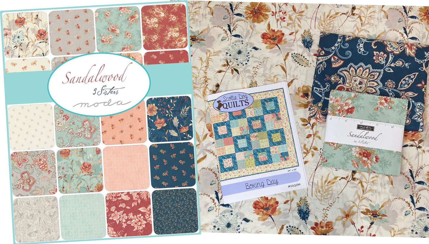 Moda 3 Sisters Sandalwood Quilt Kit