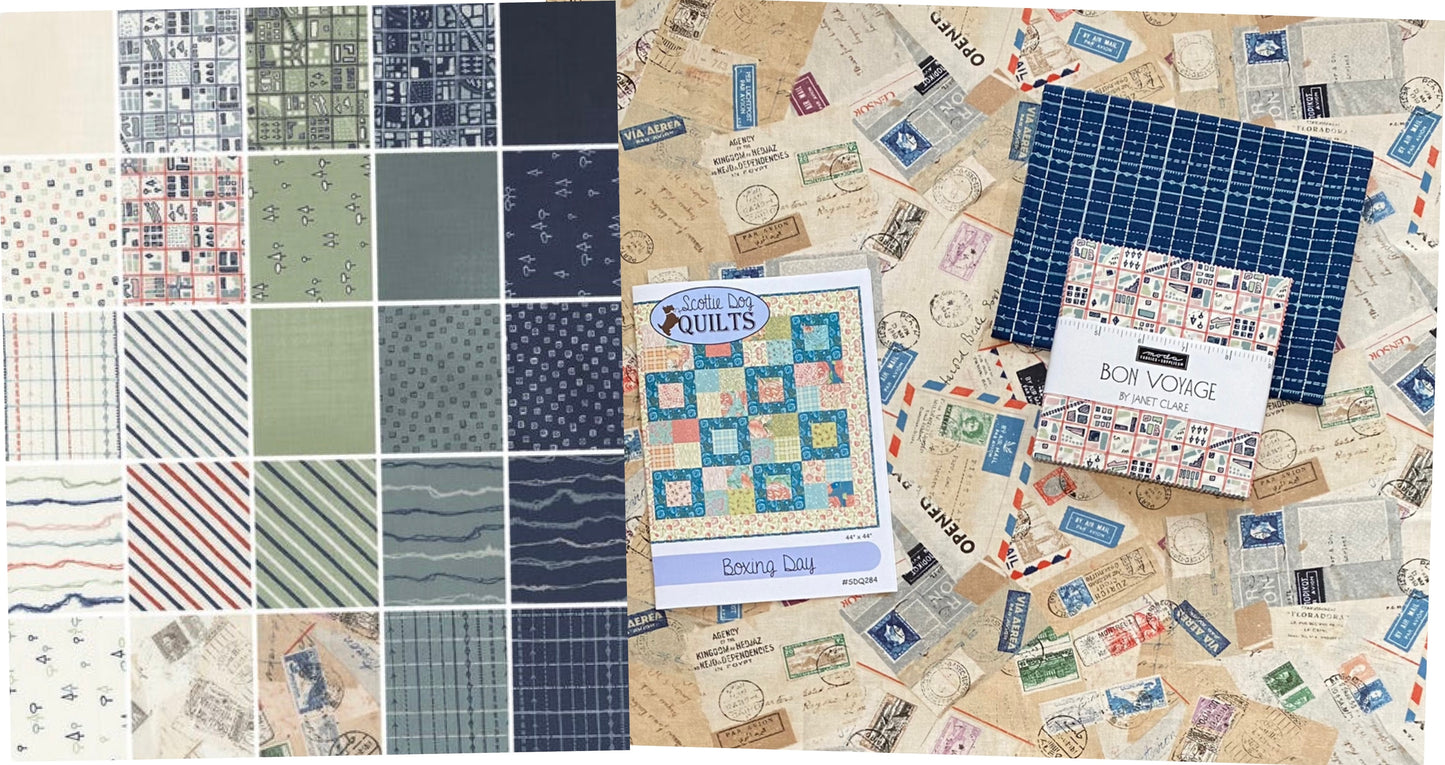 Janet Clare Bon Voyage Quilt Kit