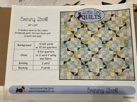 Evening Stroll Quilt Pattern