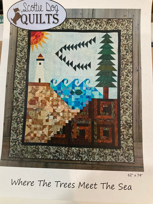 Where The Trees Meet The Sea Quilt Pattern
