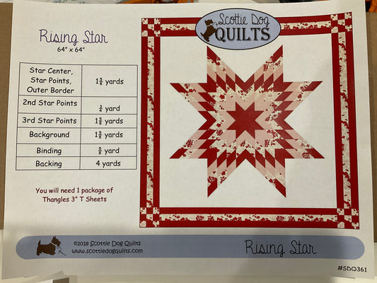 Rising Star Quilt Pattern