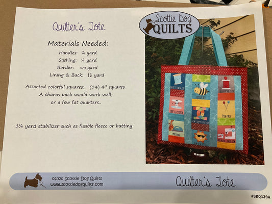 Quilters Tote Bag Pattern