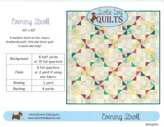 Evening Stroll Quilt Pattern