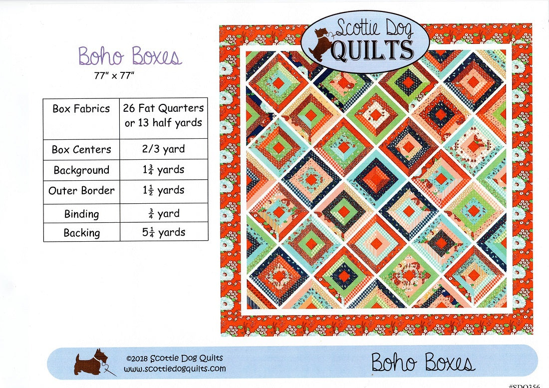 Boho Boxes Quilt Pattern