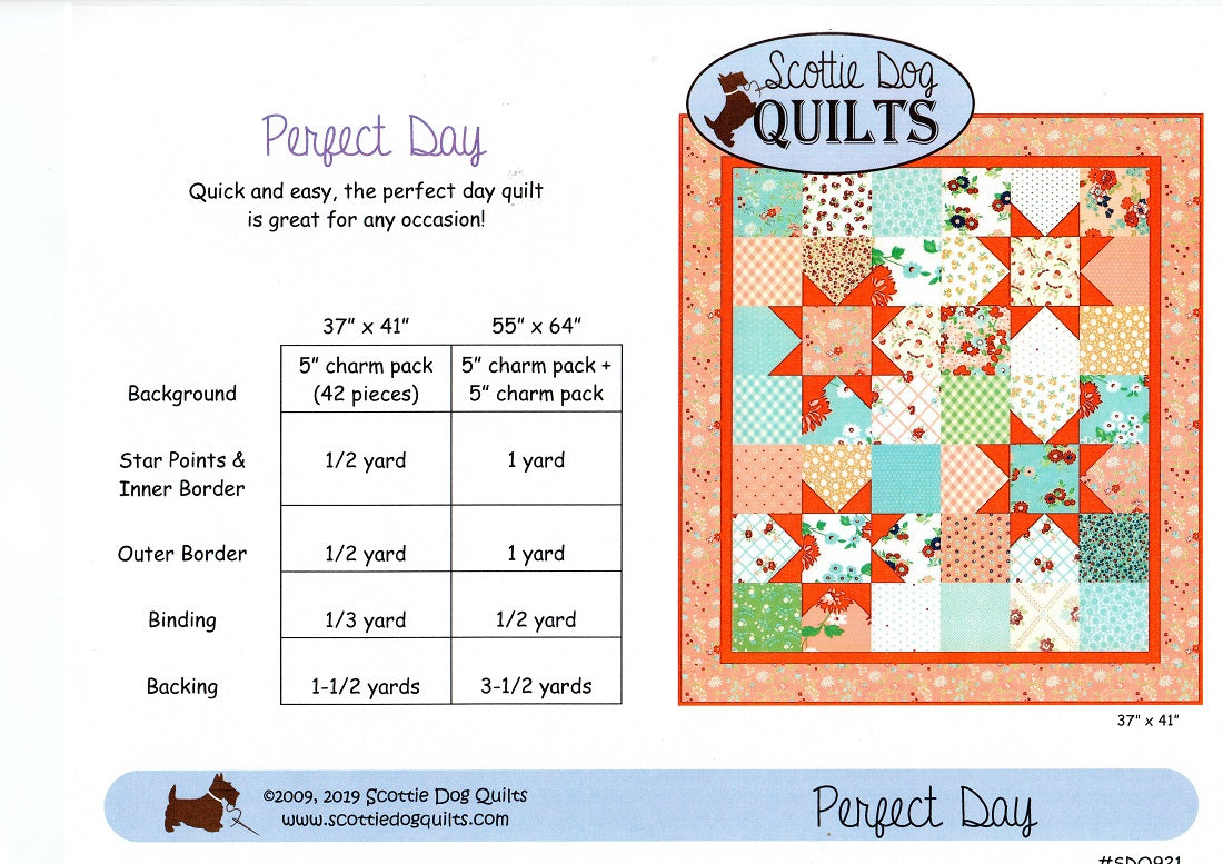 Perfect  Day Quilt Pattern