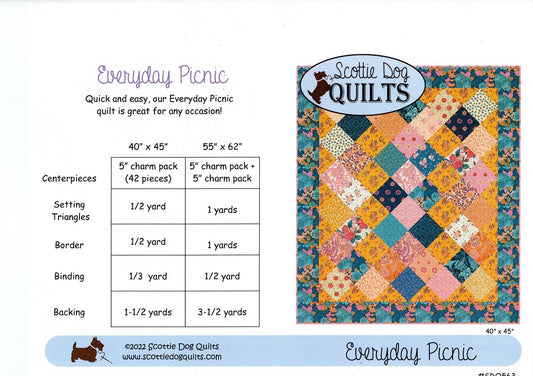 Everyday Picnic Quilt Pattern